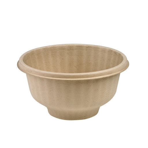 Contenitore in polpa di cellulosa per caldo e freddo con coperchio - 680 ml - Ø 14 cm - H 9 cm - 200 unità