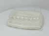 Coperchio in PET trasparente - 31,8 cm x 31,8 cm x 8,5 cm - Compatibile con 210APUS318 - 24 unità
