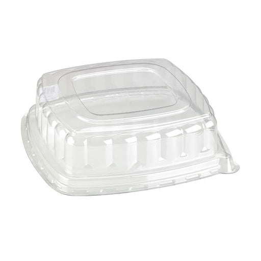 Coperchio in PET trasparente - 31,8 cm x 31,8 cm x 8,5 cm - Compatibile con 210APUS318 - 24 unità
