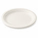 Piatto ovale bianco in polpa di cellulosa - 26 cm x 19,5 cm - 500 unità