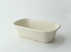 Contenitore rettangolare marrone in polpa di cellulosa - 1150 ml - 23 cm x 13,5 cm x 6,5 cm - 250 unità