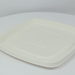 Piatto catering quadrato bianco in polpa di cellulosa - 30,4 cm x 30,4 cm x 2,5 cm - 24 unità