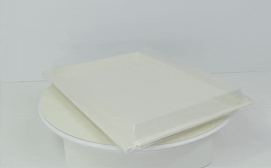 Coperchio piatto in PET trasparente - 38 cm x 28 cm x 4 cm - 50 unità