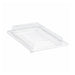 Coperchio in PET trasparente per vassoio "Atlas" - 27,2 cm x 19,3 cm x 3,3 cm - 100 unità - Rif. 210APUTRPL13