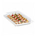 Coperchio in PET trasparente per vassoio "Atlas" - 27,2 cm x 19,3 cm x 3,3 cm - 100 unità - Rif. 210APUTRPL13