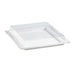 Coperchio in PET trasparente per vassoio "Atlas" - 27,5 cm x 26,5 cm x 3,3 cm - Compatibile con 210APUTRP3 - 100 unità