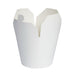 Contenitore in cartone bianco a base rotonda con chiusura a fessura - 1000 ml - Ø 10,6 cm - H 12 cm - 500 unità