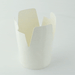 Contenitore in cartone bianco a base rotonda con chiusura a farfalla - 230 ml - Ø 7,5 cm - H 6,5 cm - 500 unità