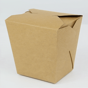 Scatola quadrata in cartone kraft - 750 ml - 10,2 cm x 9 cm x 10,3 cm - 500 unità