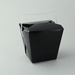 Scatola quadrata in cartone nero con manico rotondo - 750 ml - 10 cm x 9,3 cm x 10,4 cm - 450 unità