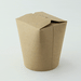 Contenitore in cartone kraft a base rotonda con chiusura a fessura - 550 ml - Ø 7,3 cm - H 10 cm - 500 unità