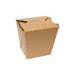 Contenitore in cartone kraft a base rotonda con chiusura a fessura - 750 ml - Ø 10 cm - H 9,8 cm - 500 unità