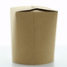 Contenitore in cartone kraft a base rotonda con chiusura a fessura - 1000 ml - Ø 11,1 cm - H 12 cm - 500 unità