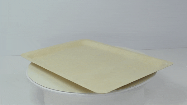 Vassoio rettangolare in legno "Scandinavie" - 40 cm x 28 cm x 2 cm - 50 unità