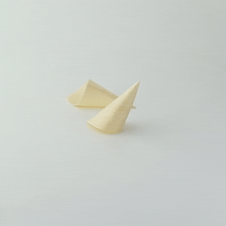 Cono in legno - Ø 3,3 cm - H 8,5 cm - 1000 unità