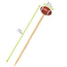 Stecchino in bambù con decoro calcio - 12 cm - 1000 unità