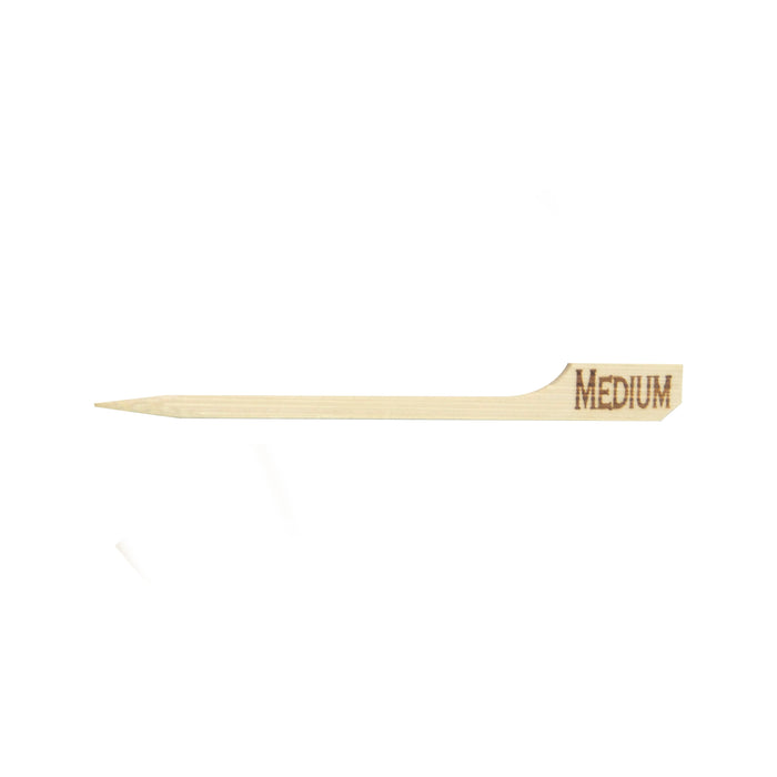 Stecchino per carne in bambù "Teppo Gushi" Medium (media cottura) in scatola espositore - 9 cm - 1000 unità