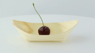 Vaschetta a barchetta in legno - 14 cm x 7,8 cm x 2 cm - 500 unità