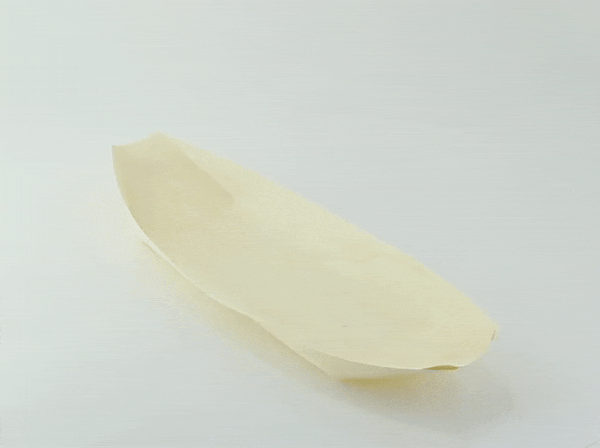Vaschetta a barchetta in legno - 31 cm x 12 cm x 5 cm - 1000 unità
