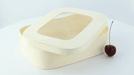 Scatola rettangolare in legno con coperchio a finestra - 800 ml - 18 cm x 13 cm x 5 cm - 25 unità