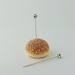 Stecchino in bambù con decoro calcio - 12 cm - 1000 unità