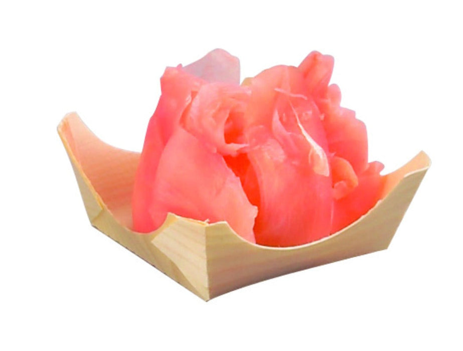 Mini piatto quadrato in legno "Pin Up" - 4 cm x 4 cm x 1,5 cm - 1000 unità