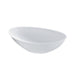 Ciotola ovale bianca in polpa di cellulosa "BioNChic" - 1000 ml - 24 cm x 14,5 cm x 6,3 cm - 250 unità