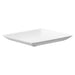 Piatto quadrato bianco in polpa di cellulosa "BioNChic" - 11 cm x 11 cm - 100 unità