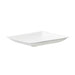 Piatto quadrato bianco in polpa di cellulosa "BioNChic" - 9 cm x 9 cm - 100 unità