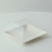 Coperchio in PET trasparente "BioNChic" - 9,1 cm x 9,1 cm x 3,6 cm - Compatibile con 210BCHIC99F - 100 unità
