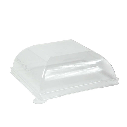 Coperchio in PET trasparente "BioNChic" - 9,1 cm x 9,1 cm x 3,6 cm - Compatibile con 210BCHIC99F - 100 unità