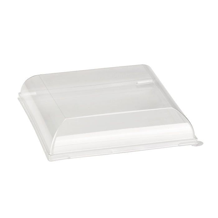 Coperchio in PET trasparente "BioNChic" - 16,4 cm x 16,4 cm x 3,2 cm - Compatibile con 210BCHIC160, 210BCHIC160F - 300 unità