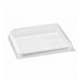 Coperchio in PET trasparente "BioNChic" - 16,4 cm x 16,4 cm x 3,2 cm - Compatibile con 210BCHIC160, 210BCHIC160F - 300 unità