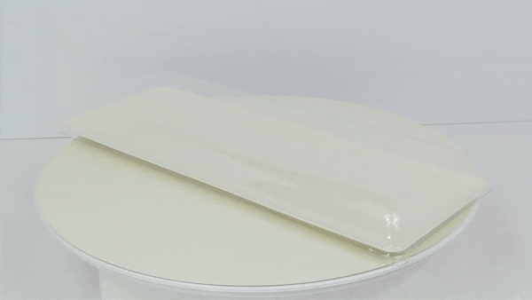 Coperchio in PET trasparente "BioNChic" - 40,4 cm x 15,7 cm x 3,3 cm - Compatibile con 210BCHIC3915, 210BCHIC3915F - 100 unità