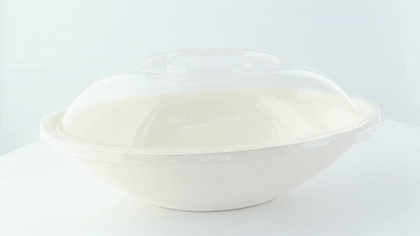 Coperchio in PET trasparente "BioNChic" - 22,7 cm x 14,3 cm x 4,3 cm - Compatibile con 210BCHIC750, 210BCHIC750BR, 210BCHIC750BRF - 250 unità