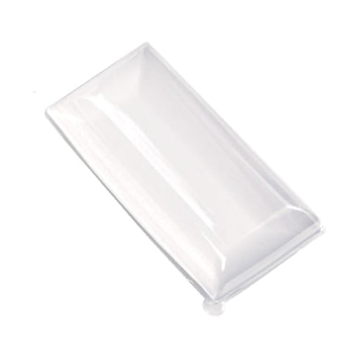 Coperchio in PET trasparente "BioNChic" - 18 cm x 9 cm x 3 cm - Compatibile con 210BCHIC90180, 210BCHIC90180F - 100 unità