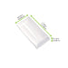Coperchio in PET trasparente "BioNChic" - 18 cm x 9 cm x 3 cm - Compatibile con 210BCHIC90180, 210BCHIC90180F - 100 unità