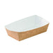 Vaschetta in cartone kraft marrone - 350 ml - 12 cm x 6 cm x 3,7 cm - 800 unità