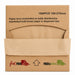Carta alimentare marrone interfogliata in scatola distributrice - 15 cm x 27 cm - 10000 unità