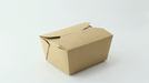 Contenitore per pasti in cartone kraft laminato - 750 ml - 13 cm x 10,5 cm x 6,5 cm - 450 unità