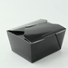 Contenitore per pasti in cartone nero - 750 ml - 13 cm x 10,5 cm x 6,5 cm - 450 unità