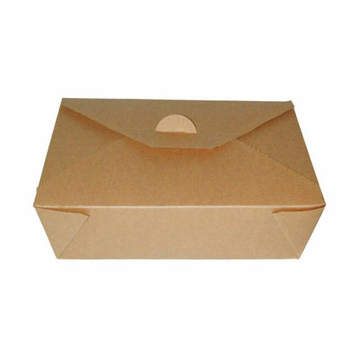 Contenitore per pasti in cartone kraft laminato - 1450 ml - 21,7 cm x 16 cm x 5 cm - 200 unità