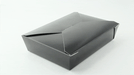 Contenitore per pasti in cartone nero - 1450 ml - 21,5 cm x 16 cm x 5 cm - 200 unità