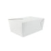 Contenitore per pasti in cartone bianco - 2000 ml - 21,5 cm x 16 cm x 6,5 cm - 200 unità