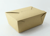 Contenitore per pasti in cartone kraft laminato - 3000 ml - 22,5 cm x 16,6 cm x 9,2 cm - 160 unità