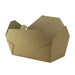 Contenitore per pasti in cartone kraft laminato - 1000 ml - 18,4 cm x 10,5 cm x 6 cm - 250 unità