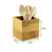 Portautensili in bambù - 6 cm x 6 cm x 6 cm - 10 unità - dimensions