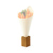Supporto individuale in bambù per stecchino e cono - 3 cm x 3 cm x 5,5 cm - 50 unità