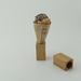 Supporto individuale in bambù per stecchino e cono - 3 cm x 3 cm x 5,5 cm - 50 unità