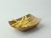 Vaschetta a barchetta in cartone kraft marrone antigrasso con PE - 300 ml - 16,4 cm x 12 cm x 3,2 cm - 1000 unità